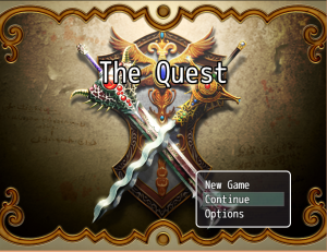 The quest title